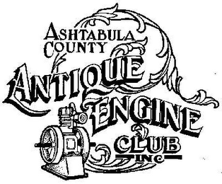 ASHTABULA COUNTY ANTIQUE ENGINE CLUB, INC.