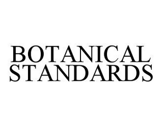 BOTANICAL STANDARDS