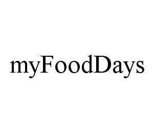 MYFOODDAYS