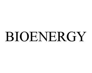 BIOENERGY