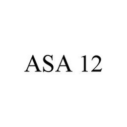 ASA 12