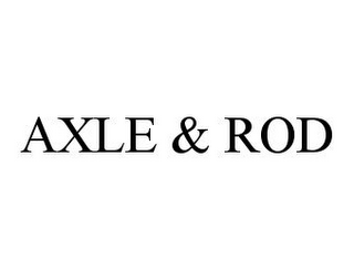 AXLE & ROD