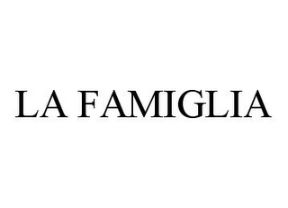 LA FAMIGLIA