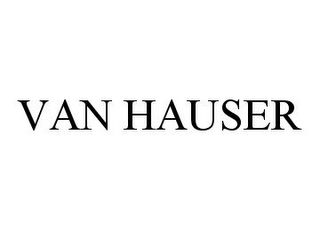 VAN HAUSER