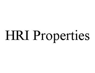 HRI PROPERTIES