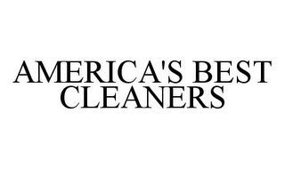 AMERICA'S BEST CLEANERS