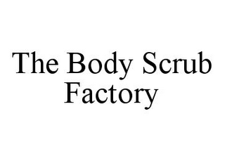 THE BODY SCRUB FACTORY