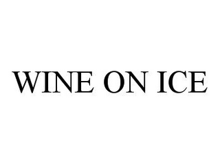 WINE ON ICE