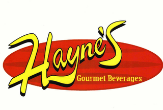 HAYNE'S GOURMET BEVERAGES