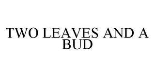 TWO LEAVES AND A BUD