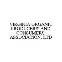 VIRGINIA ORGANIC PRODUCERS' AND CONSUMERS' ASSOCIATION, LTD