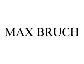 MAX BRUCH