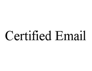 CERTIFIED EMAIL