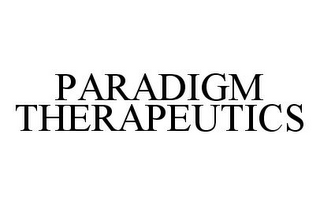 PARADIGM THERAPEUTICS