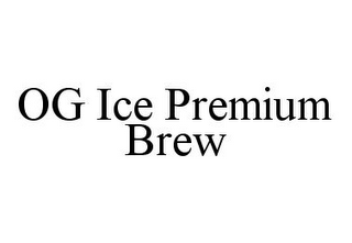 OG ICE PREMIUM BREW