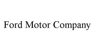 FORD MOTOR COMPANY