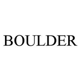 BOULDER