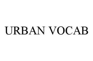 URBAN VOCAB