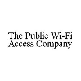 THE PUBLIC WI-FI ACCESS COMPANY