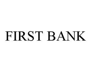 FIRST BANK