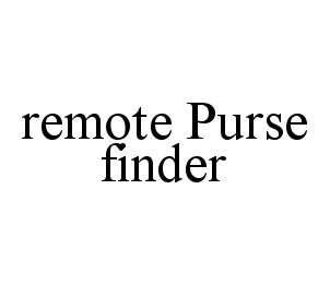 REMOTE PURSE FINDER