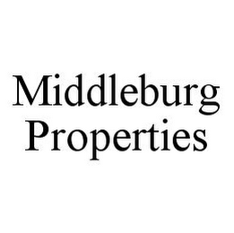 MIDDLEBURG PROPERTIES