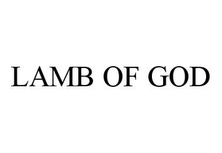 LAMB OF GOD