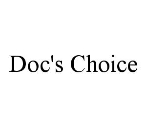 DOC'S CHOICE