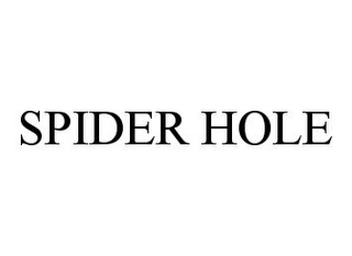 SPIDER HOLE