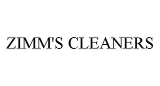 ZIMM'S CLEANERS