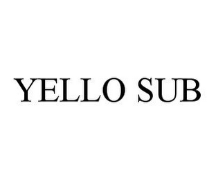 YELLO SUB