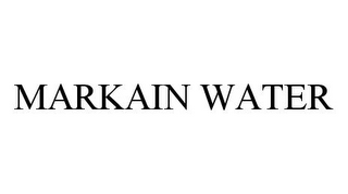 MARKAIN WATER