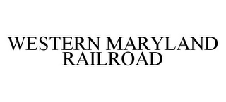 WESTERN MARYLAND RAILROAD