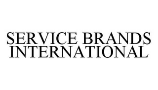 SERVICE BRANDS INTERNATIONAL