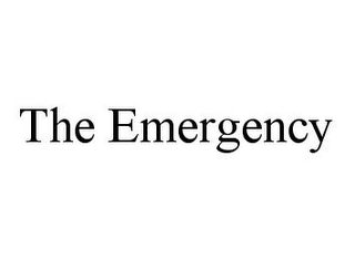 THE EMERGENCY