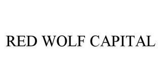 RED WOLF CAPITAL