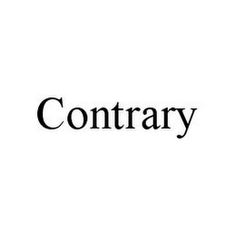 CONTRARY