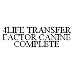 4LIFE TRANSFER FACTOR CANINE COMPLETE
