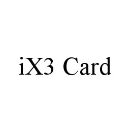 IX3 CARD