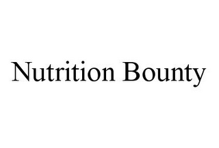 NUTRITION BOUNTY