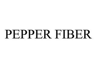 PEPPER FIBER