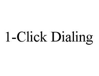 1-CLICK DIALING