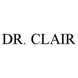 DR. CLAIR