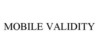 MOBILE VALIDITY