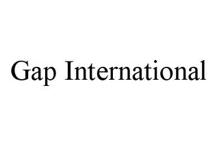 GAP INTERNATIONAL