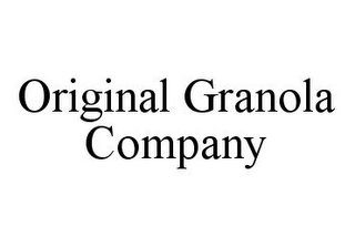 ORIGINAL GRANOLA COMPANY