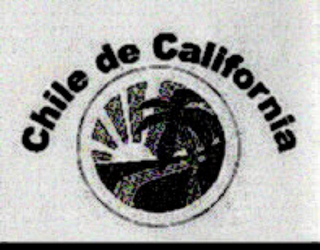 CHILE DE CALIFORNIA