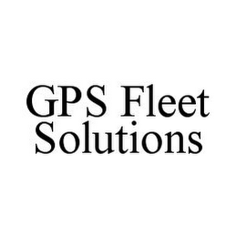 GPS FLEET SOLUTIONS