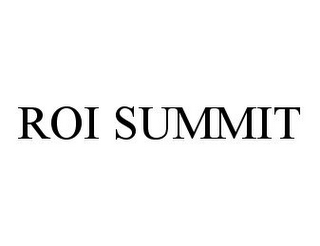 ROI SUMMIT