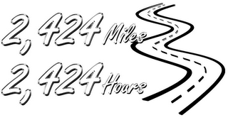 2,424 MILES 2,424 HOURS